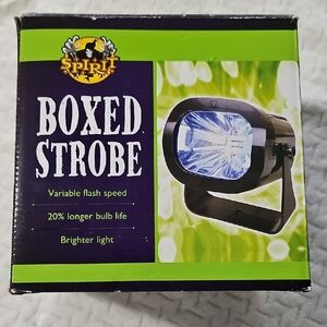 Spirit Boxed Strobe Light with Blue and Black Design